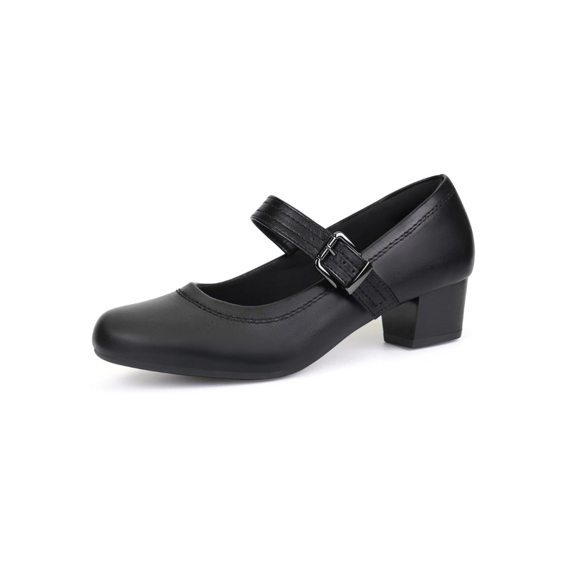 Scarpa con Tacco Basso e Largo da Donna